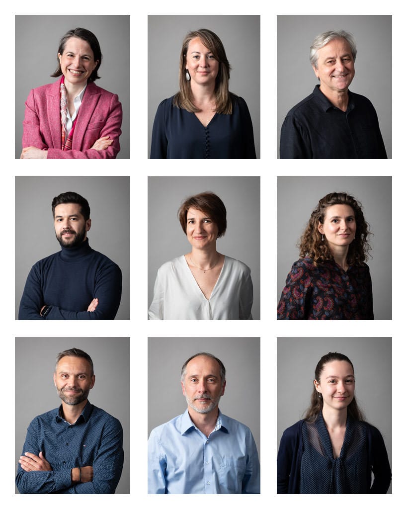 Trombinoscope d'entreprise réalisé par Studio Fiori photographe à Angers